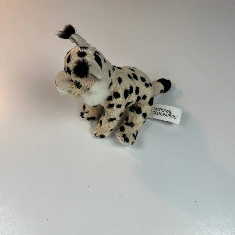 National Geographic Lelly Iberian Lynx Plush Spotted Wild Cat Stuffed Animal 6